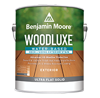 Woodluxe® Water-Based Deck + Siding Exterior Stain - Ultra Flat Solid 695