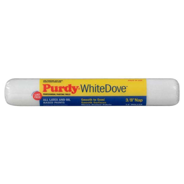 Purdy 14"x 3/8 White Dove Roller Cover w/End Caps
