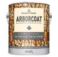 ARBORCOAT Waterborne Exterior Ultra Flat Solid Siding Stain 610