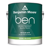 ben Waterborne Interior Paint- Semi-Gloss N627